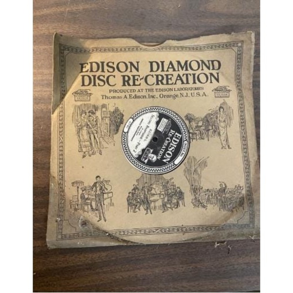 Edison Recreation Disc Vinyl Record 82169 ORIGINAL SLEEVE 1920